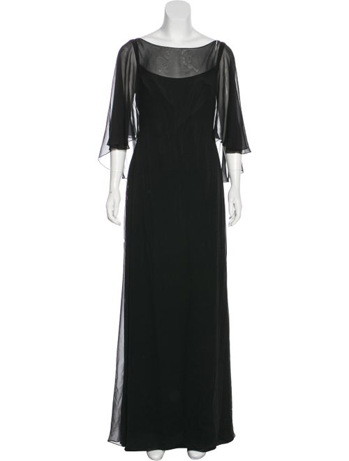 Marchesa Silk Maxi Dress
