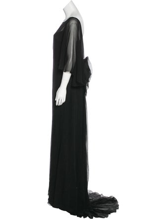 Marchesa Silk Maxi Dress