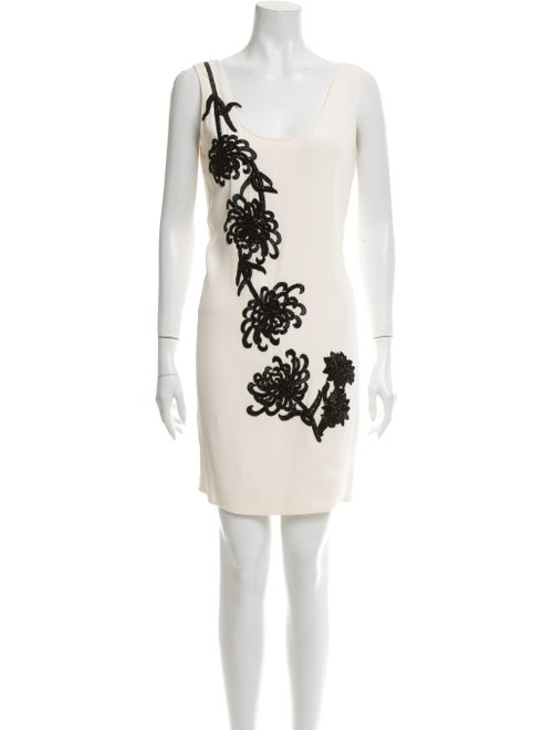 Marchesa Silk Mini Dress