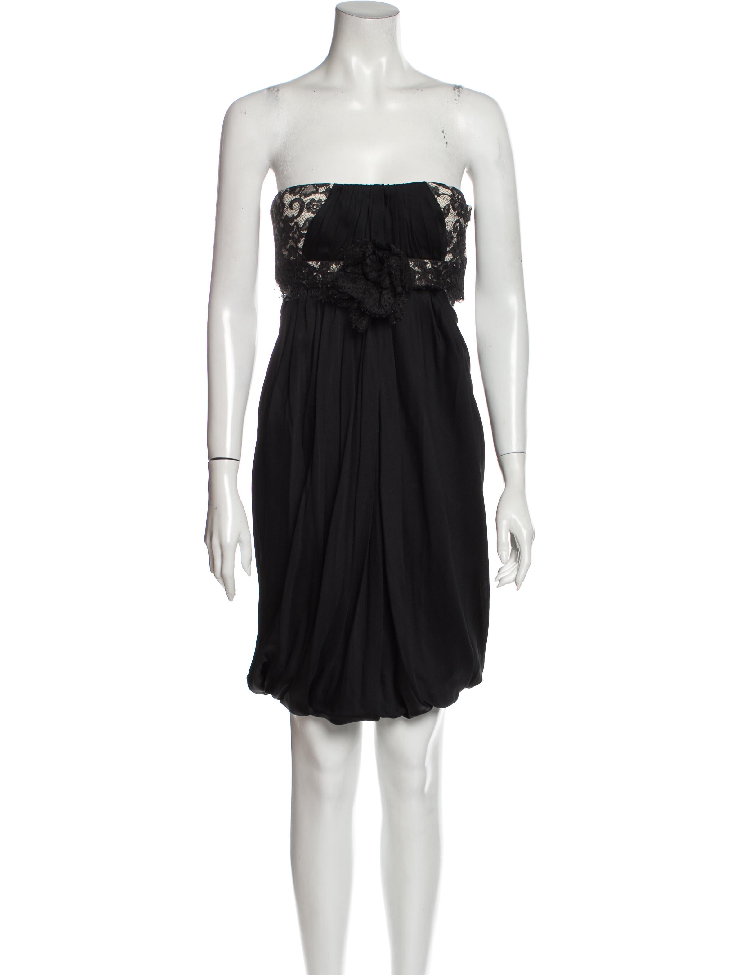 Marchesa Strapless Mini Dress