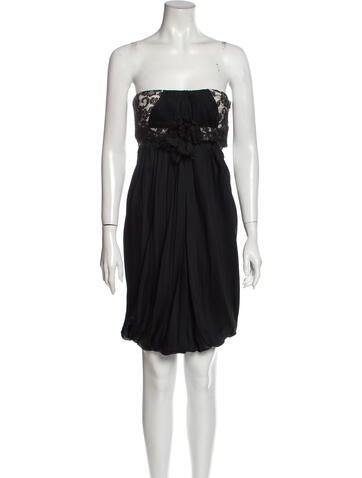 Marchesa Dresses Strapless Mini Dress US 4 | S