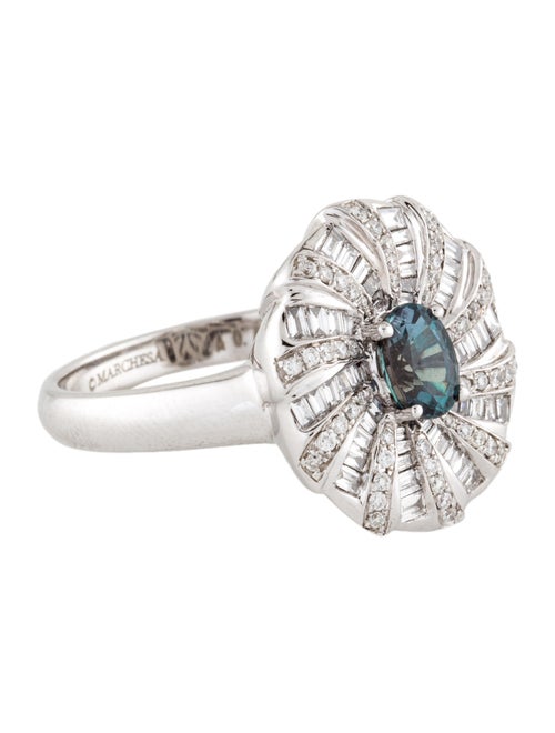 Marchesa 14K Alexandrite & Diamond Cocktail Ring