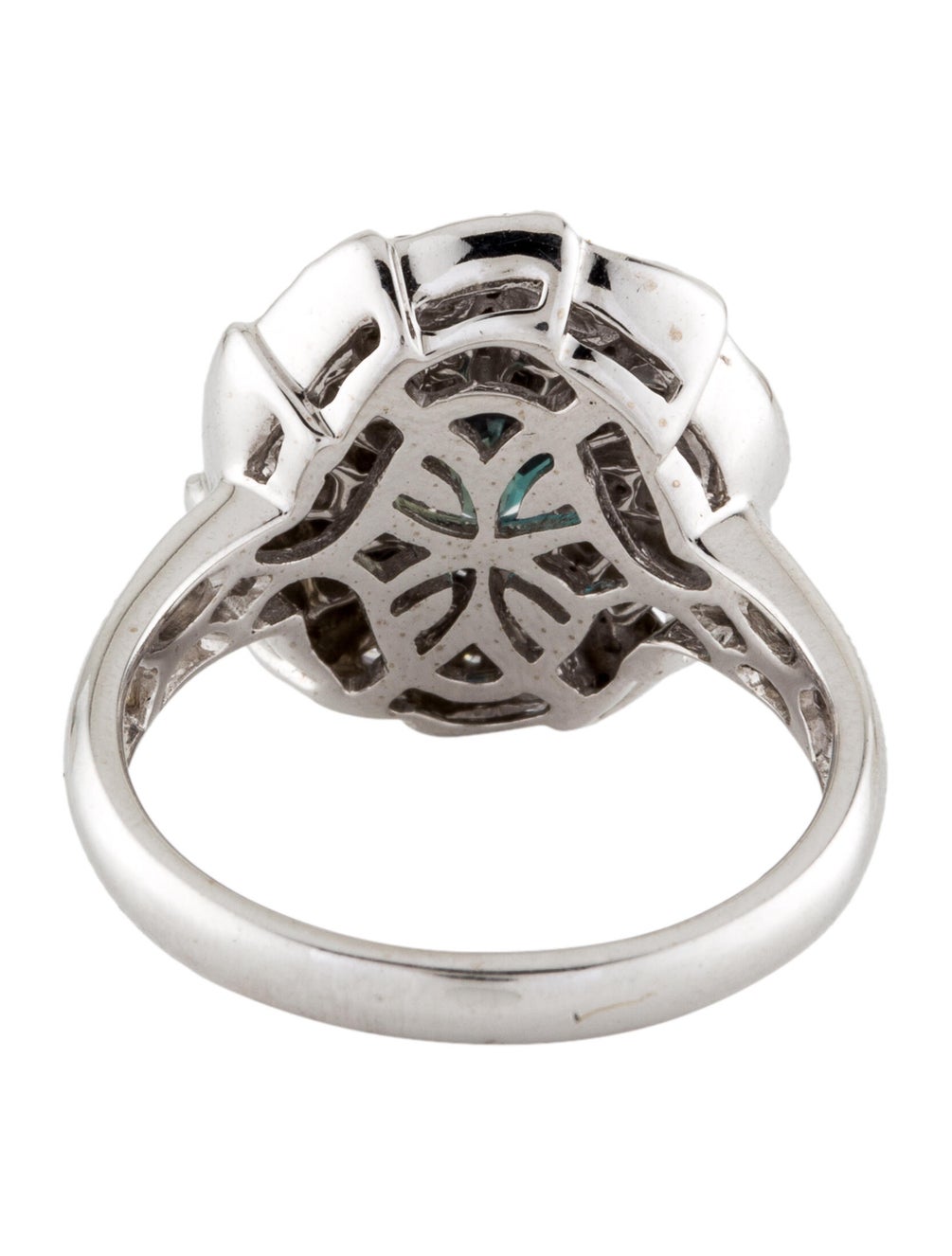 Marchesa 14K Alexandrite & Diamond Cocktail Ring RhodiumPlated 14K