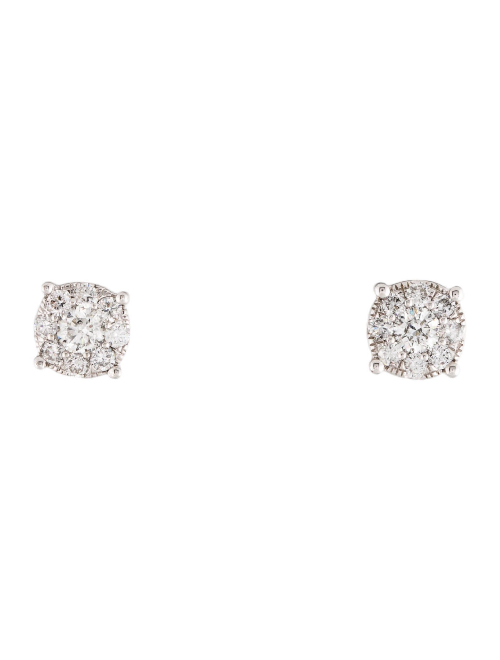 Marchesa 14K Diamond Stud Earrings