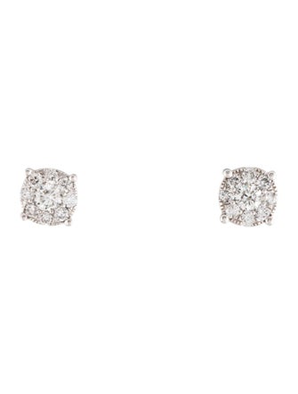 Marchesa 14K Diamond Stud Earrings