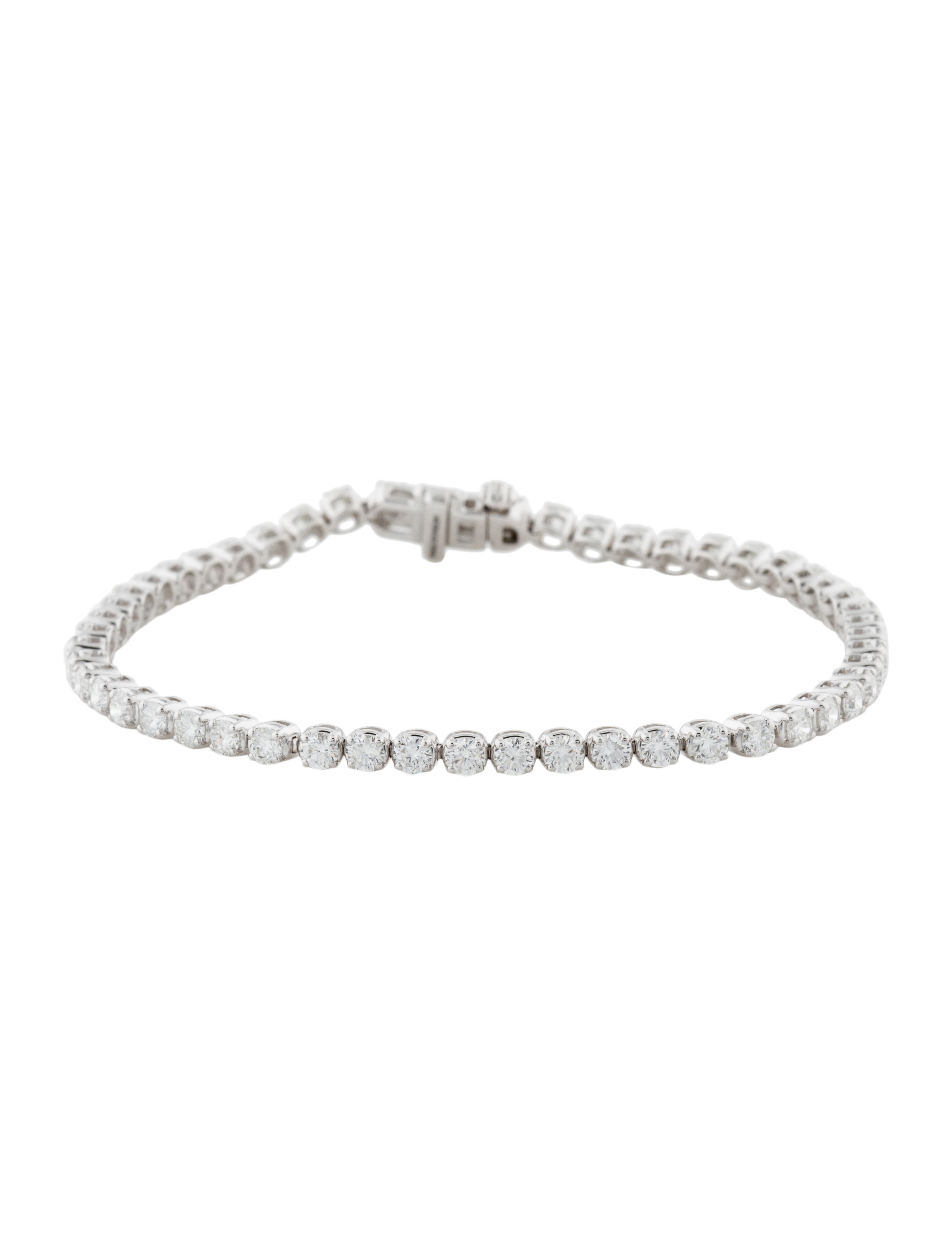Marchesa 14K 4.00ctw Diamond Tennis Bracelet