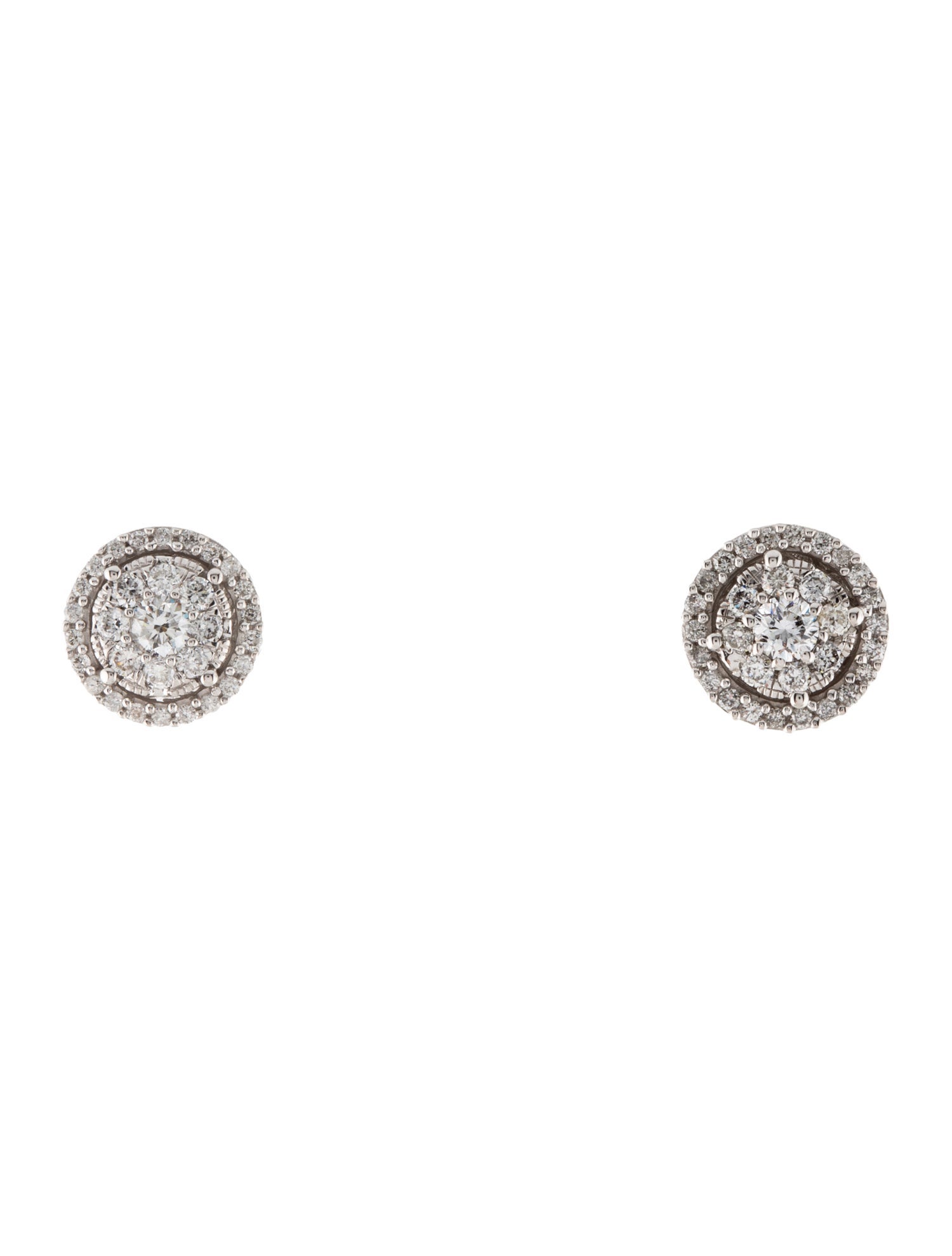 Marchesa 14K Diamond Stud Earrings