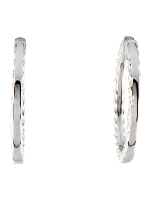 Marchesa 14K 4.00ctw Diamond In-Out Hoop Earrings
