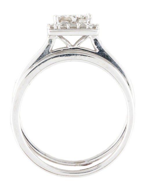 Marchesa 14K 1.02ctw Diamond Wedding Ring Set