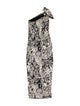 Marchesa Silk Long Dress