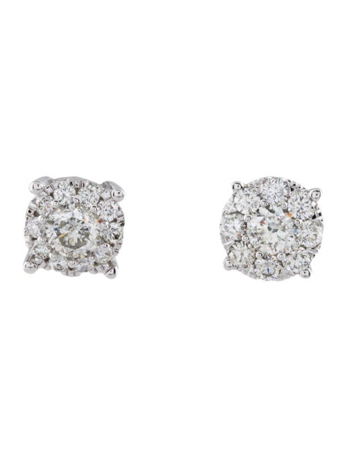 Marchesa 14K 1.25ctw Diamond Stud Earrings
