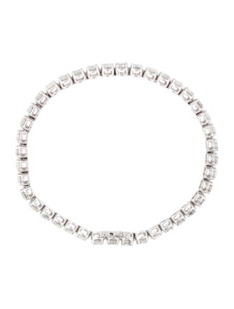 Marchesa 14K 10.10ctw Diamond Tennis Bracelet