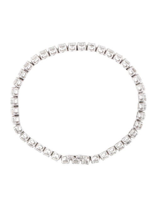 Marchesa 14K 10.10ctw Diamond Tennis Bracelet
