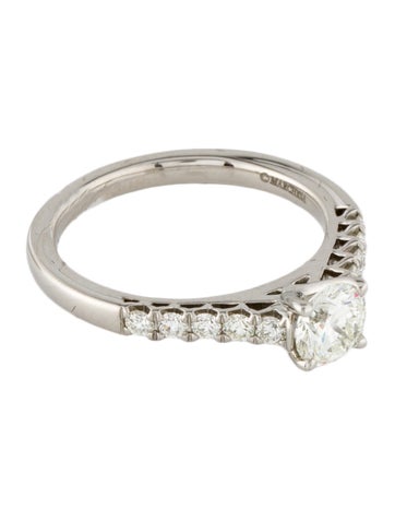 Marchesa Engagement Ring Platinum 1.01ctw Diamond 7