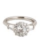 Marchesa Platinum 1.26ctw Diamond Engagement Ring