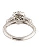 Marchesa Platinum 1.26ctw Diamond Engagement Ring