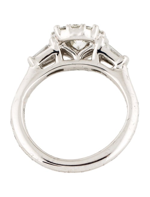 Marchesa Platinum 1.26ctw Diamond Engagement Ring