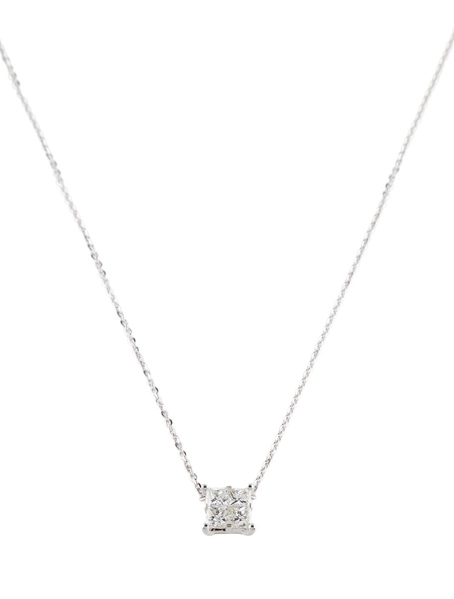 Marchesa 14K 1.20ctw Diamond Pendant Necklace