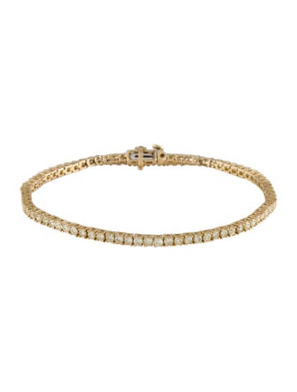 Marchesa 14K 3.00ctw Diamond Tennis Bracelet
