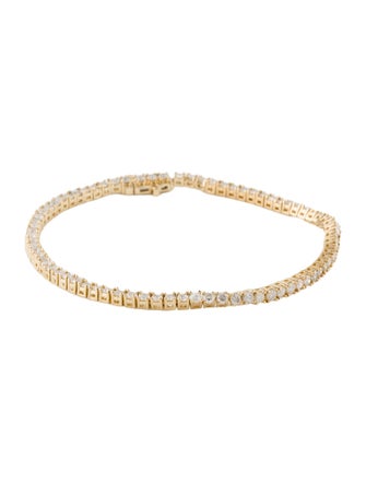 Marchesa 14K 3.02ctw Diamond Tennis Bracelet