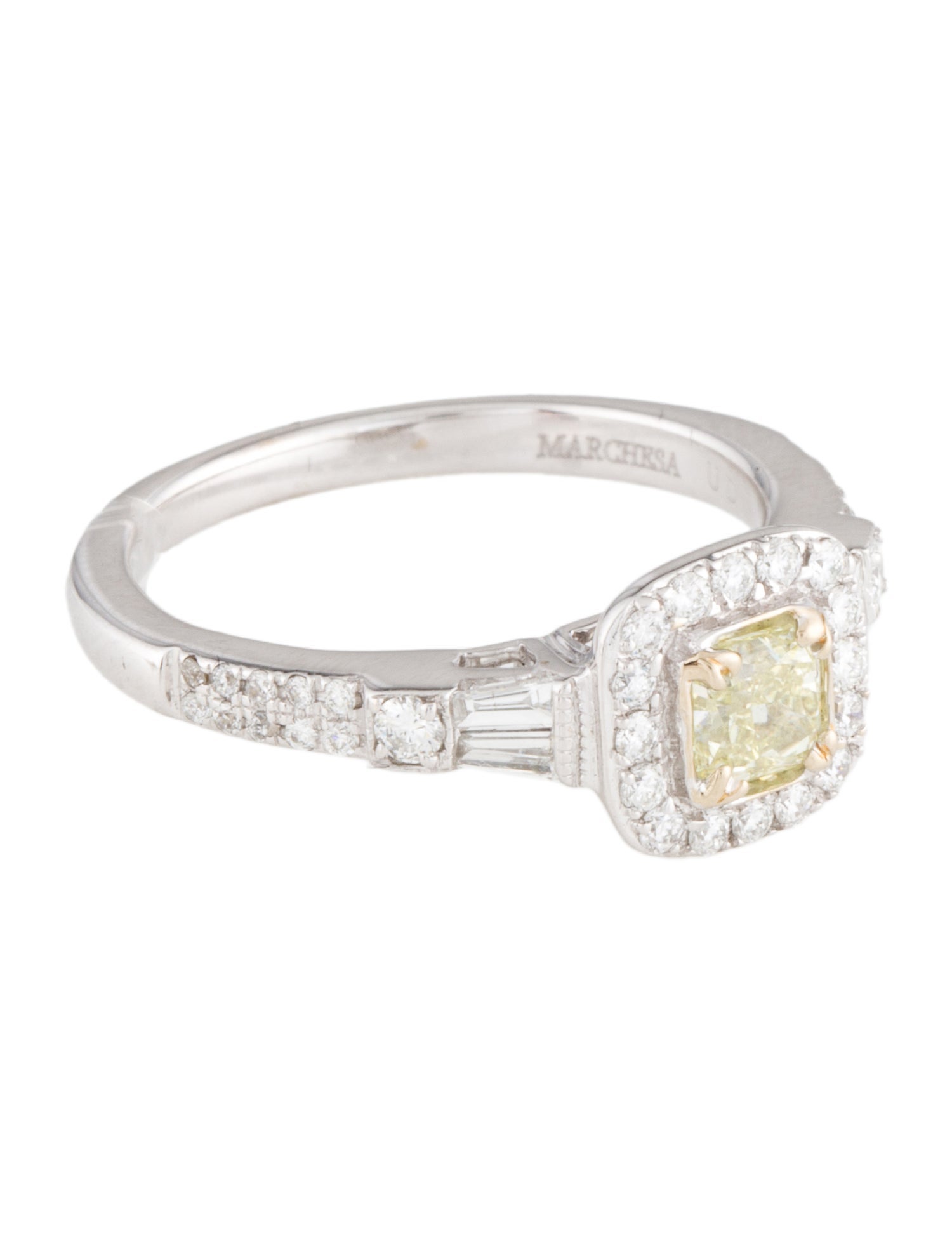 Marchesa 18K Diamond Engagement Ring