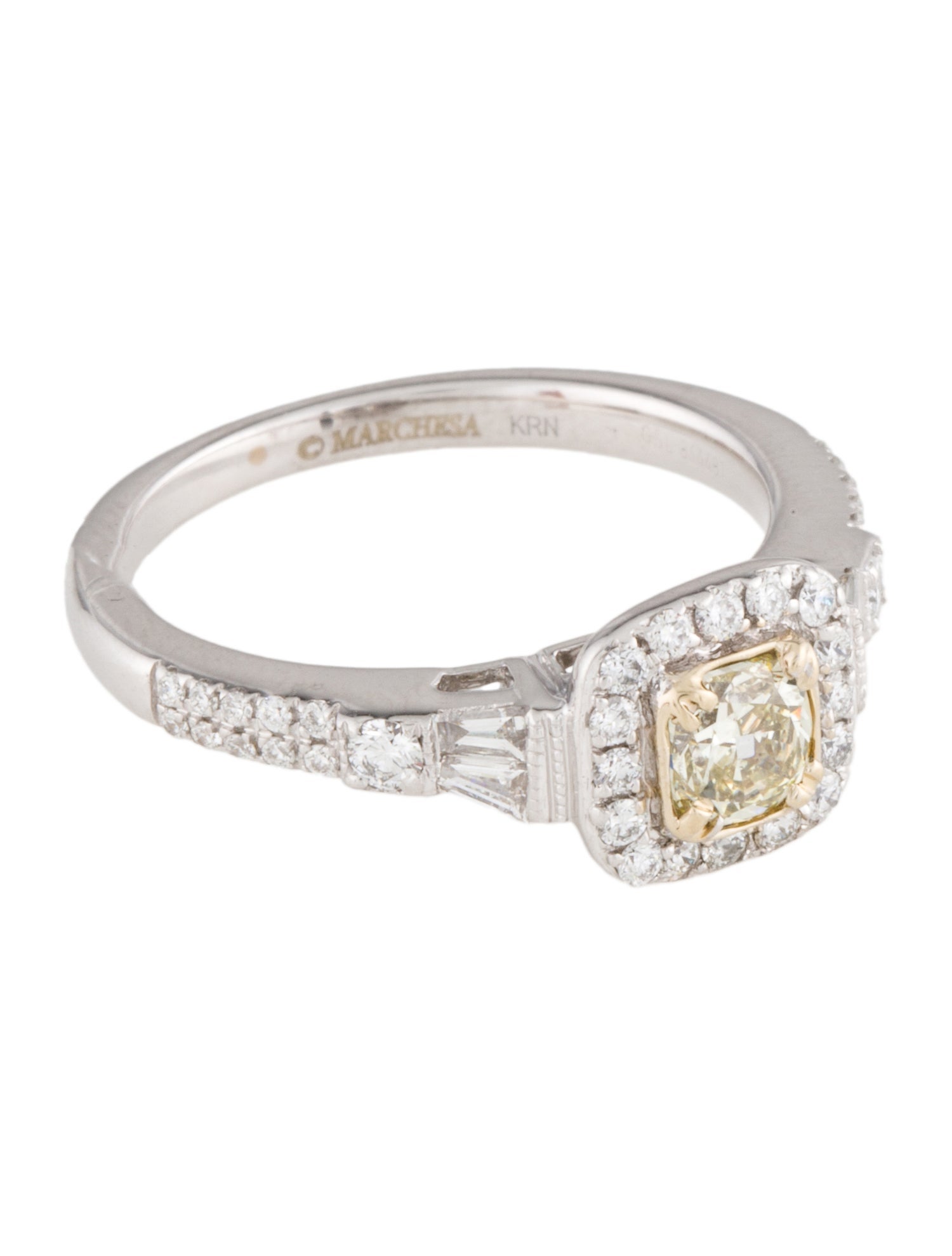 Marchesa 18K Diamond Engagement Ring
