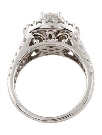 Marchesa 14K 2.50ctw Diamond Double Halo Cocktail Ring