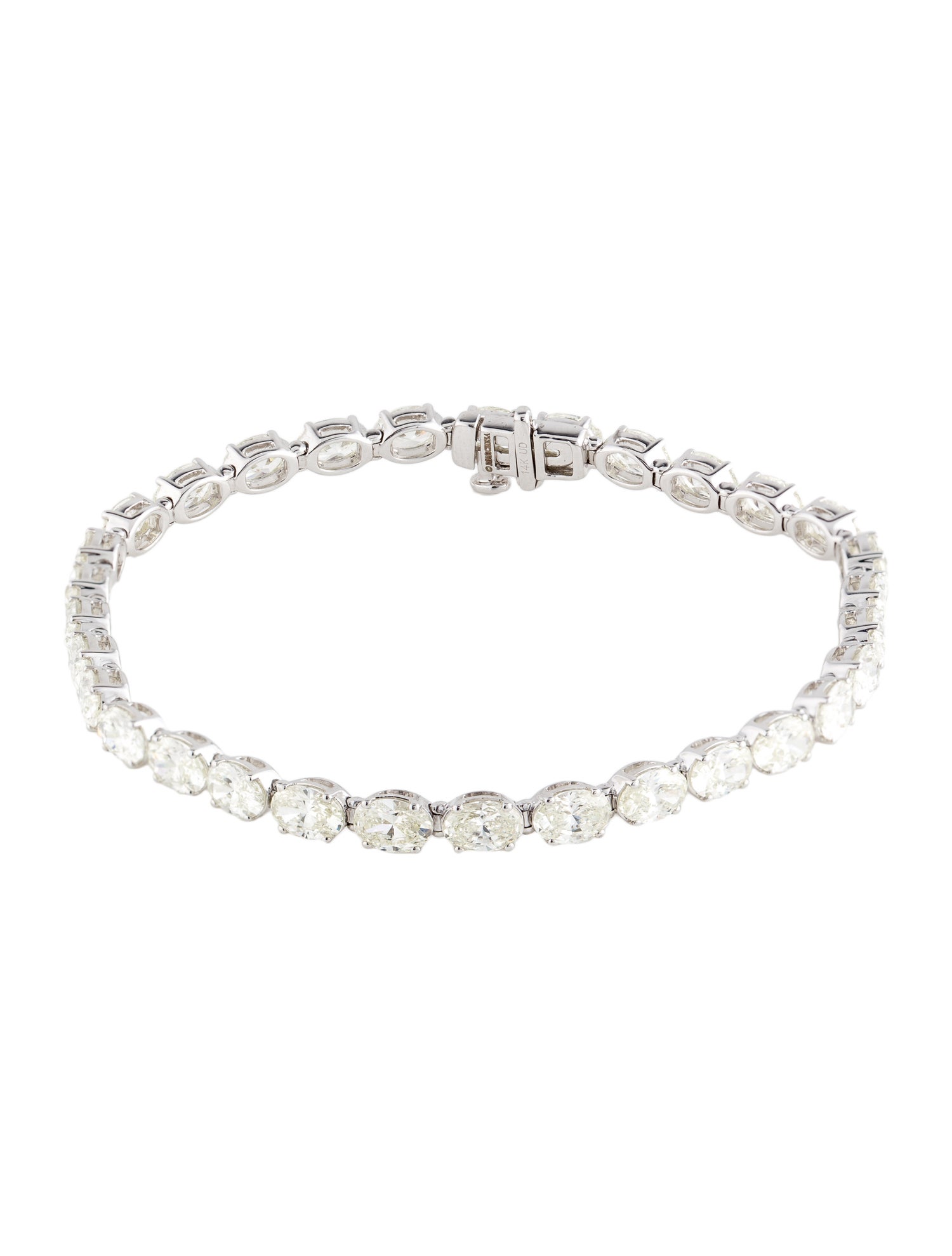 Marchesa 14K 9.02ctw Diamond Tennis Bracelet