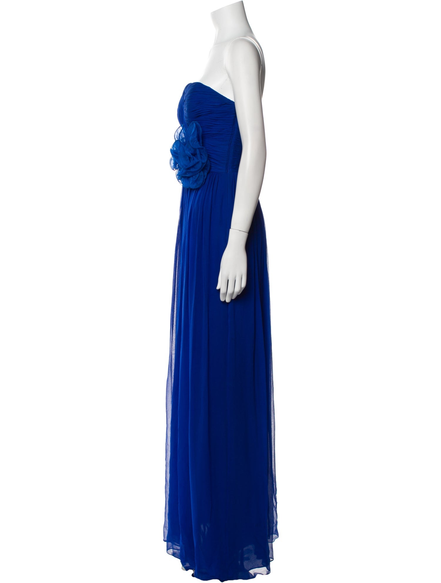 Marchesa Silk Long Dress