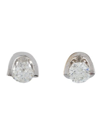 Marchesa 14K 1.00ctw Diamond Stud Earrings