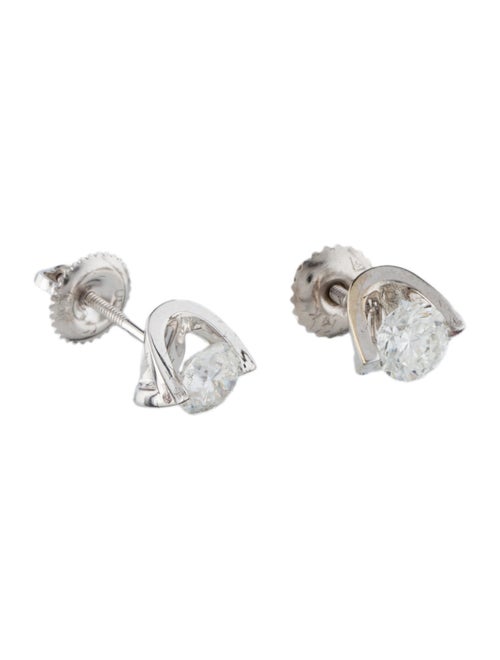 Marchesa 14K 1.00ctw Diamond Stud Earrings