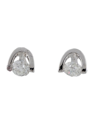 Marchesa Stud 14K Diamond Earrings