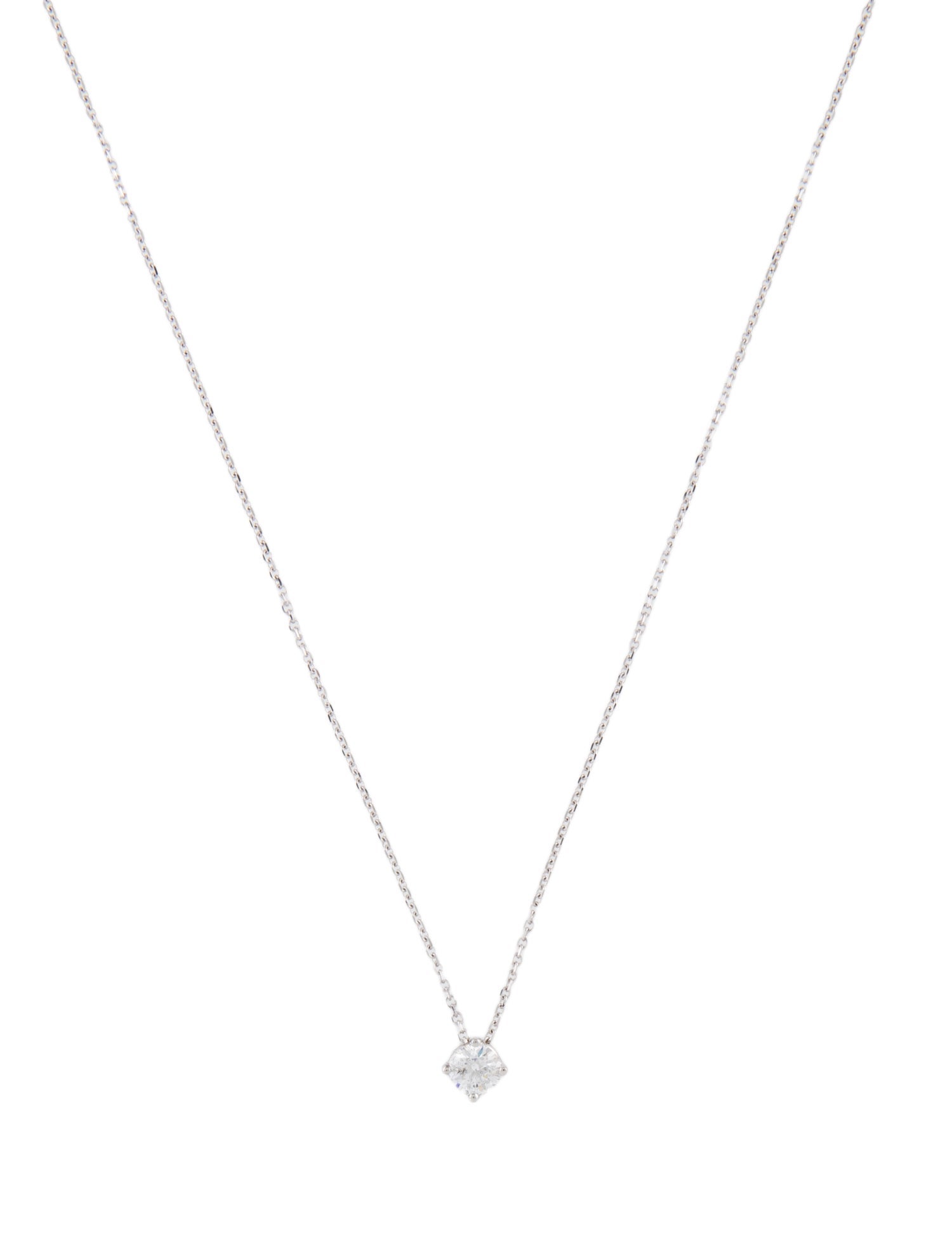 Marchesa 14K Diamond Solitaire Necklace