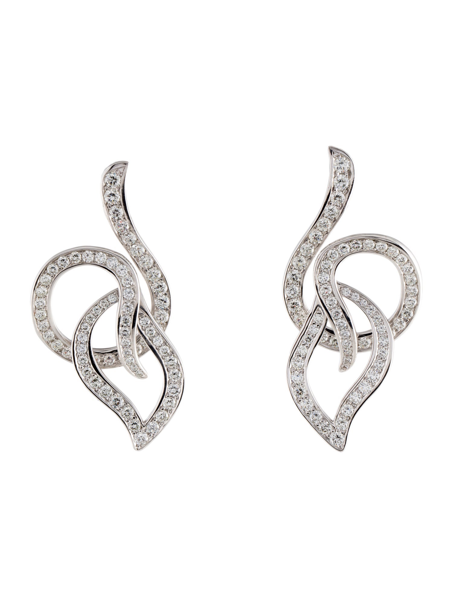 Marchesa 18K 2.73ctw Diamond Drop Earrings