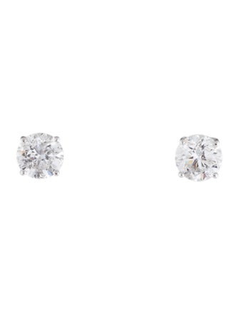 Marchesa 14K 3.01ctw Diamond Stud Earrings