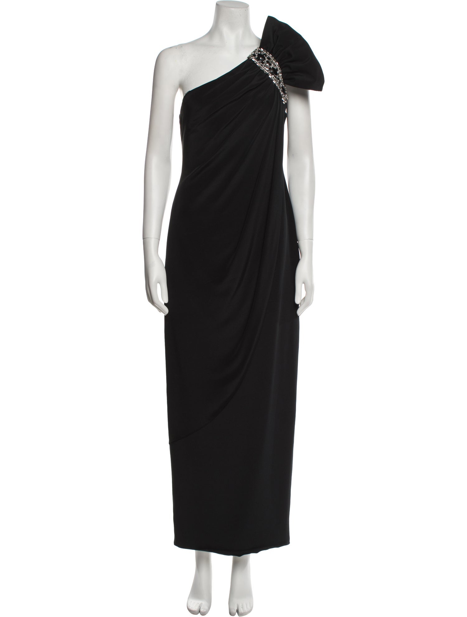 Marchesa Silk Long Dress