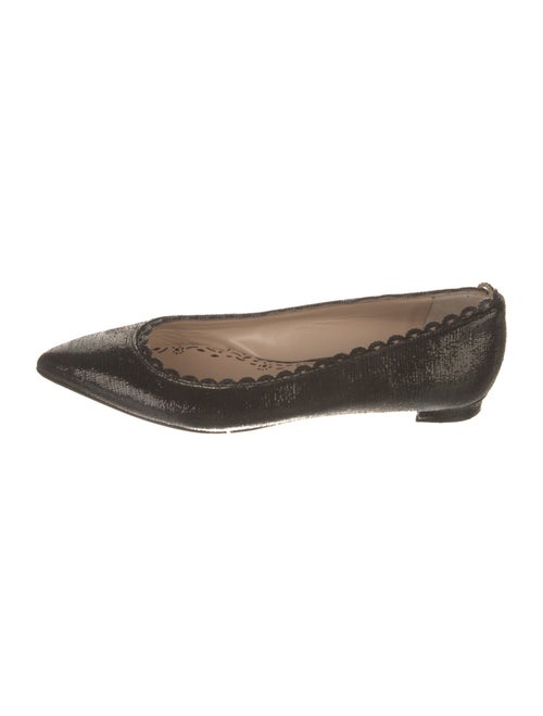 Marchesa Scalloped Accent Ballet Flats