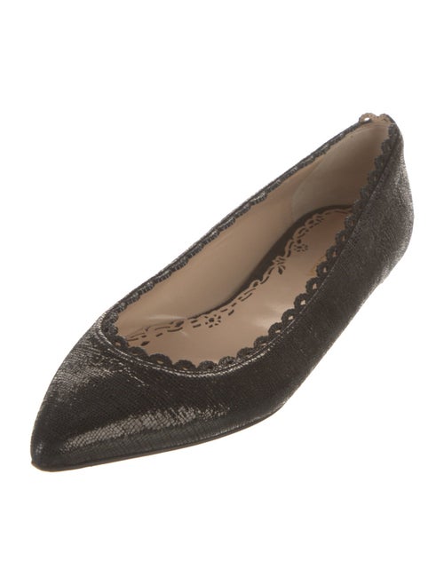 Marchesa Scalloped Accent Ballet Flats