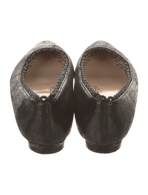 Marchesa Scalloped Accent Ballet Flats