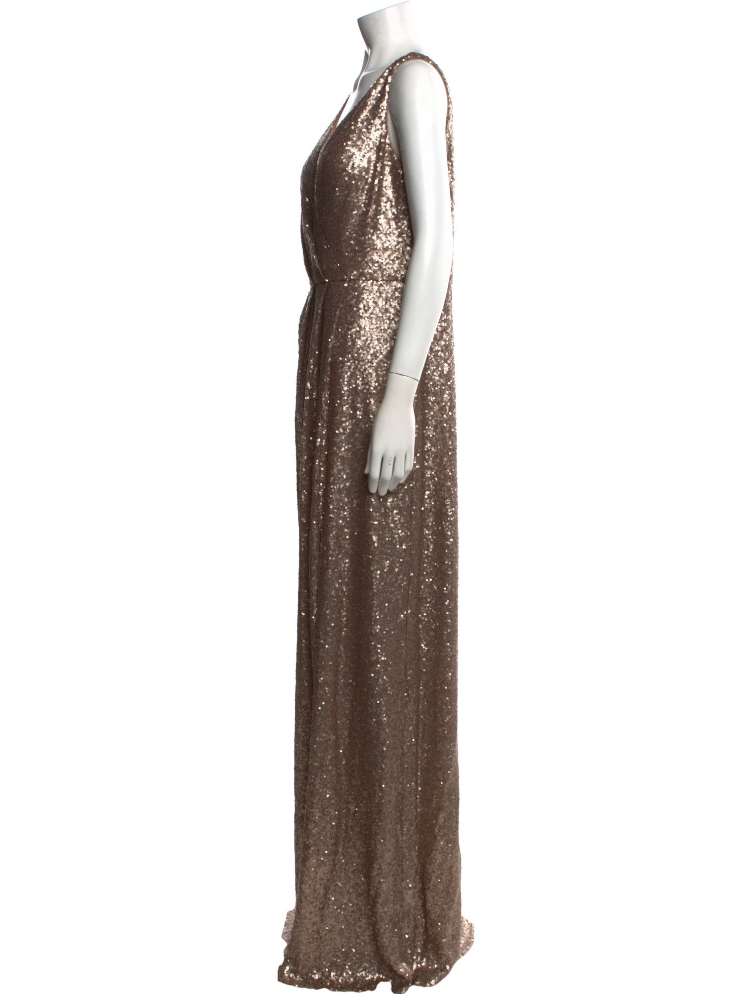 Marchesa Sequin Long Dress