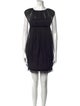 Marchesa Bateau Neckline Mini Dress