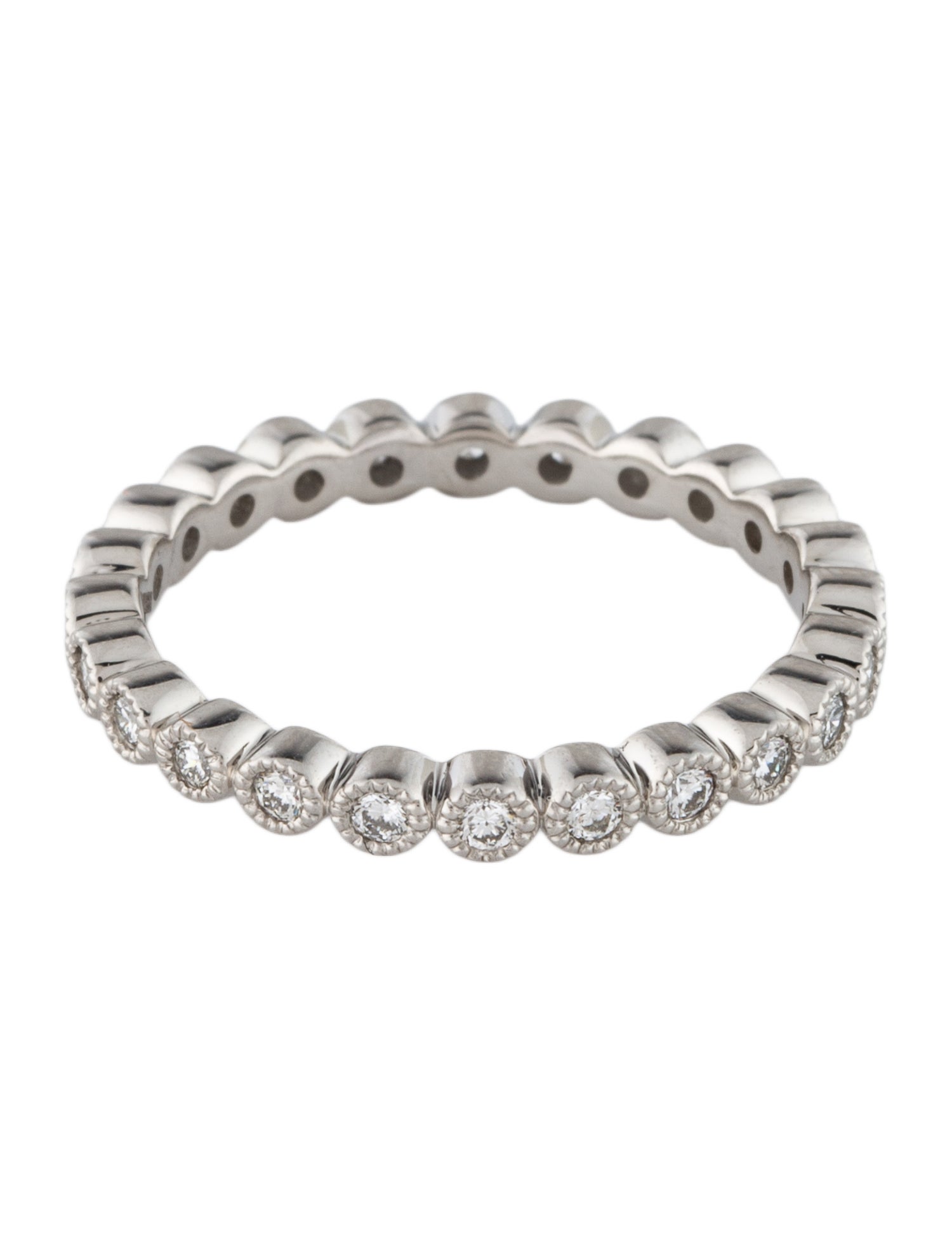 Marchesa Platinum Diamond Eternity Band