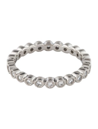 Marchesa Platinum Diamond Eternity Band