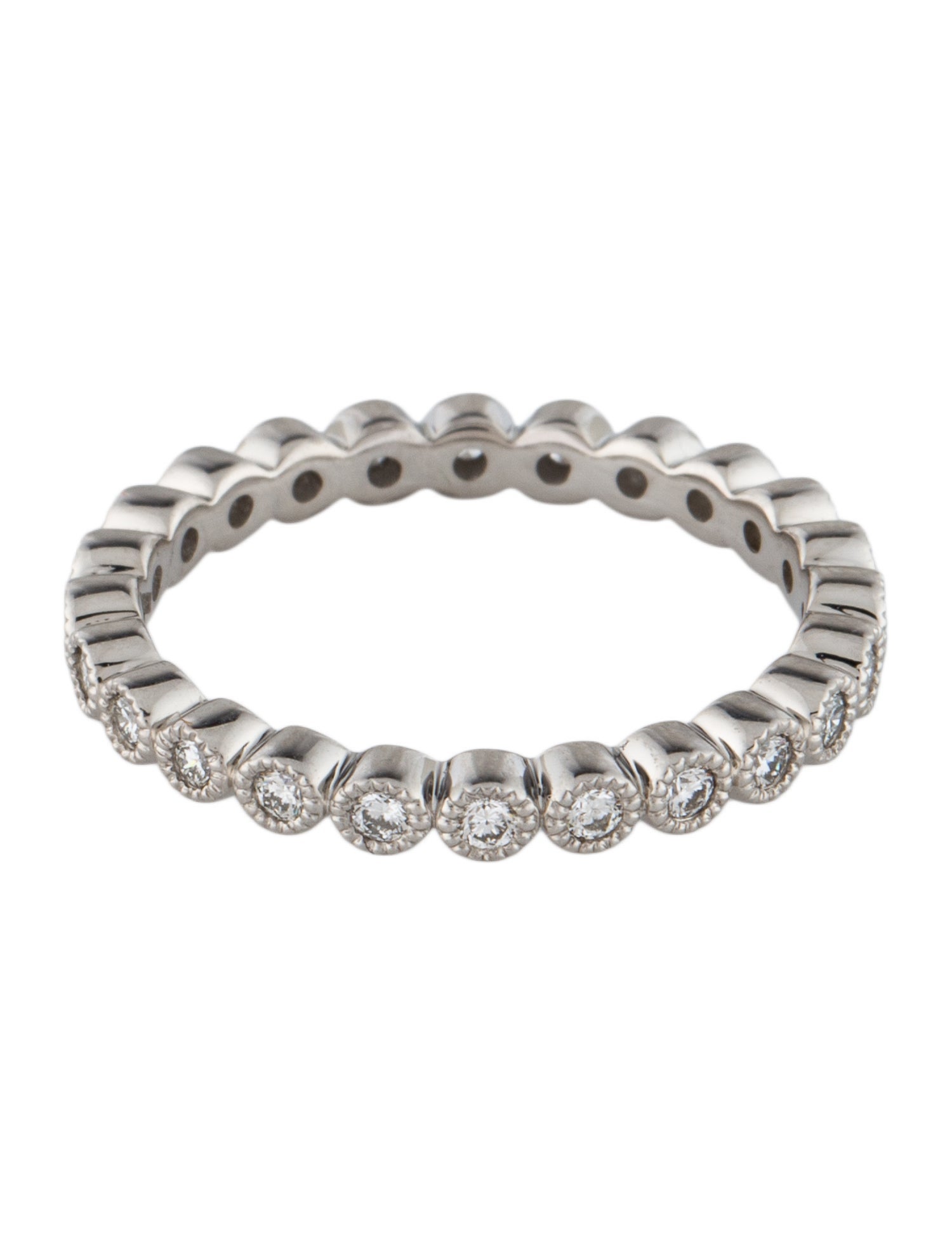 Marchesa Platinum Diamond Eternity Band