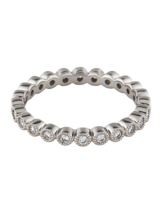 Marchesa Platinum Diamond Eternity Band