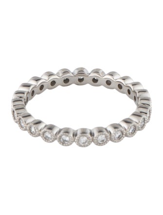 Marchesa Platinum Diamond Eternity Band