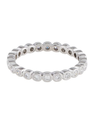 Marchesa Eternity Band Platinum Diamond 5.5