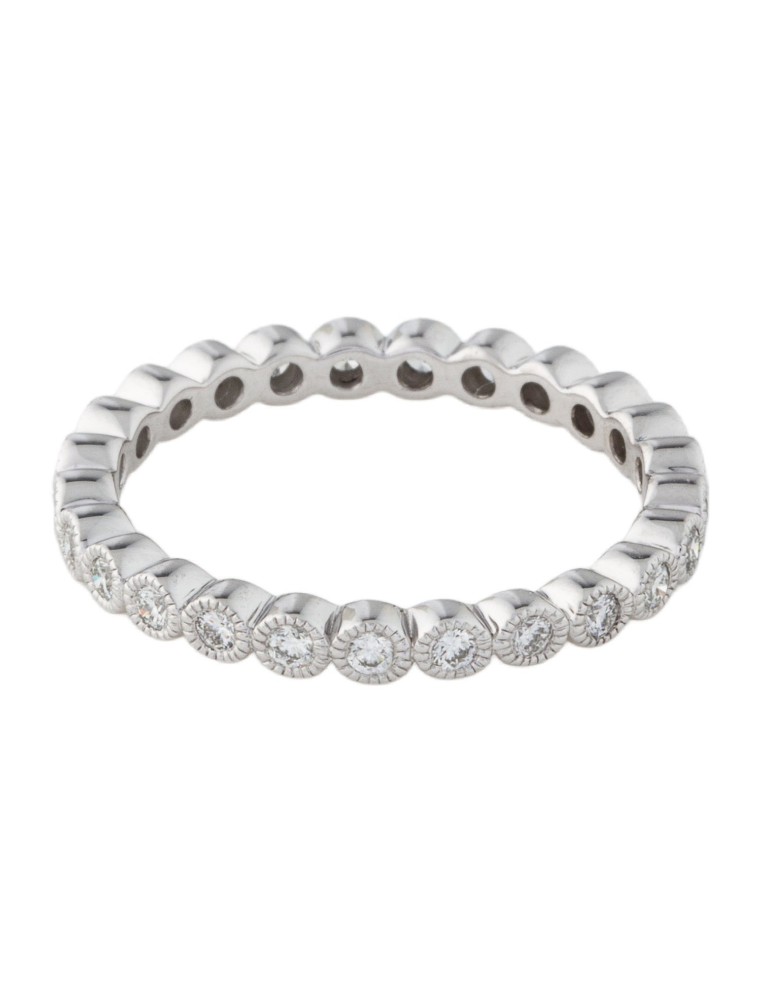 Marchesa Platinum Diamond Eternity Band
