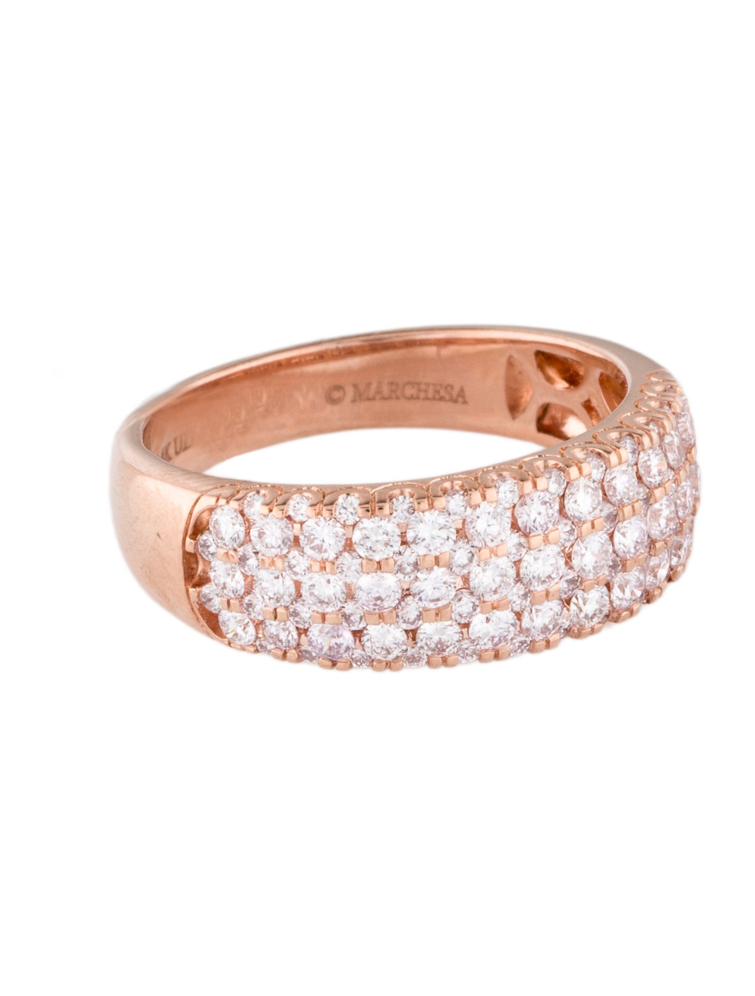 Marchesa 14K 1.00ctrw Diamond Band
