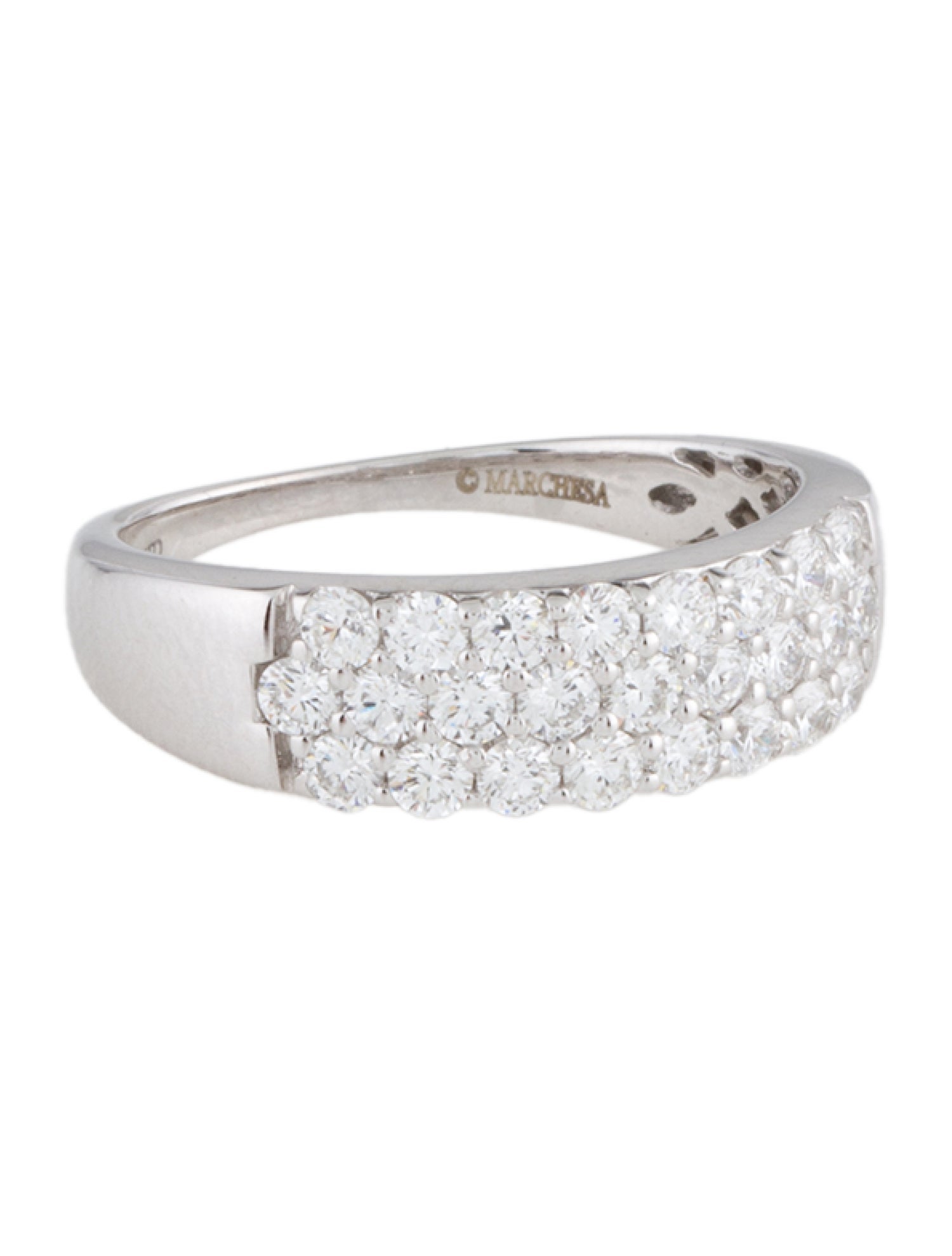 Marchesa 18K 1.00ctw Diamond Band